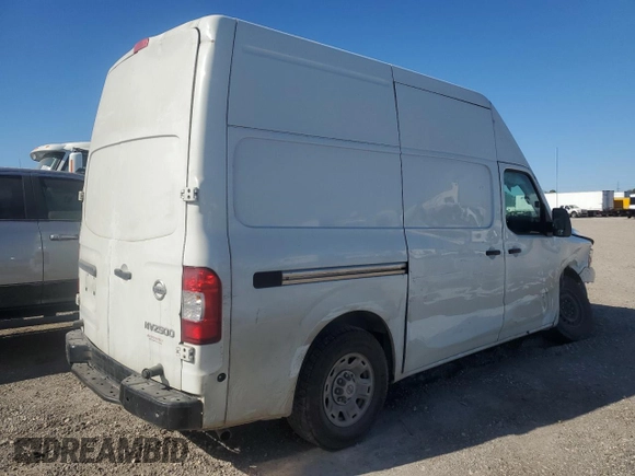 2020 Nissan NV Cargo SV with VIN 1N6BF0LY4LN804931, listed as a Copart auction lot 44829975 with 215,221 mi miles and Salvage title. Bid and sale history available at DreamBid. Image 3.