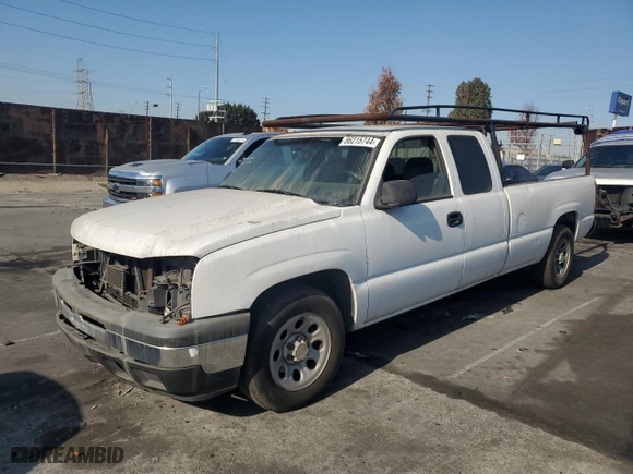 2007 Chevrolet Silverado 1500 Classic Work Truck with VIN 1GCEC19VX7E124503, listed as a Copart auction lot 86215744 with 0 mi miles and Salvage Title. Bid and sale history available at carsss.com. Image 1.