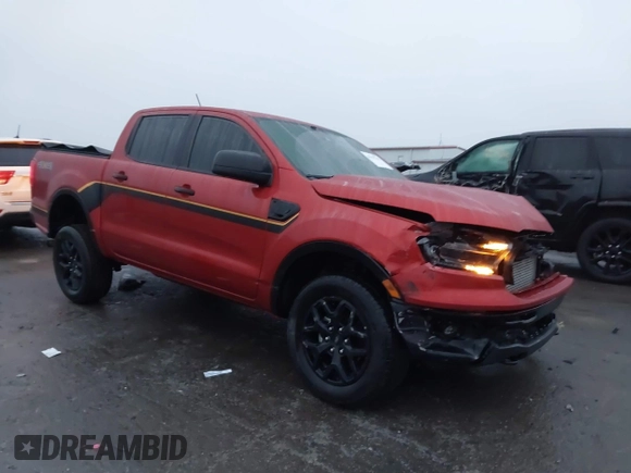 2022 Ford Ranger XL with VIN 1FTER4FH9NLD44108, listed as a IAAI auction lot 41117761 with 44,729 mi miles. Bid and sale history available at carsss.com. Image 1.
