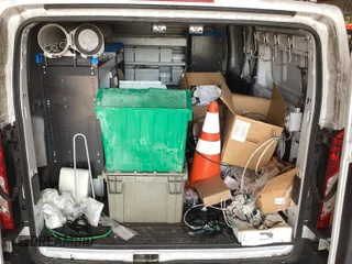 2015 Ford Transit Cargo with VIN 1FTNR1ZM1FKA44965, listed as a IAAI auction lot 42679340 with 151,641 mi miles and . Bid and sale history available at DreamBid. Image 29.