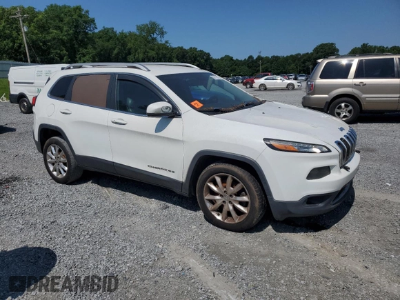2016 Jeep Cherokee Limited with VIN 1C4PJLDB4GW165291, listed as a Copart auction lot 60715975 with Not provided miles and Clean title. Bid and sale history available at DreamBid. Image 4.