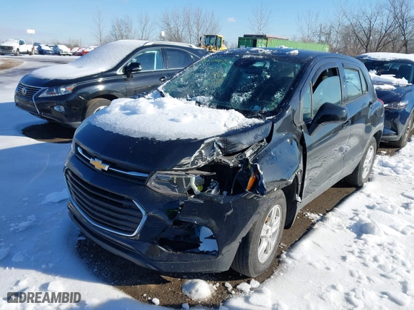 2018 Chevrolet Trax LS with VIN 3GNCJNSB9JL192391, listed as a IAAI auction lot 41517965 with 73,226 mi miles. Bid and sale history available at carsss.com. Image 18.