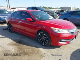 2016 Honda Accord Sport z VIN 1HGCR2F57GA166507, wystawiony jako IAAI lot #41745635 z przebiegiem 127 884 mil mil oraz . Historia ofert i sprzedaży dostępna na DreamBid. Obrazek 1.