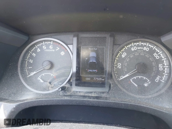 2019 Toyota Tacoma SR with VIN 5TFCZ5AN4KX208354, listed as a IAAI auction lot 42771410 with 77,509 mi miles and . Bid and sale history available at DreamBid. Image 7.
