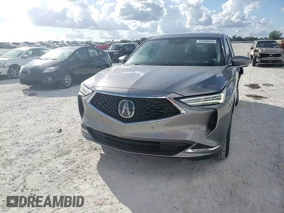 2023 Acura MDX w/Technology Package with VIN 5J8YD9H46PL004227, listed as a Copart auction lot 84506634 with 50,785 mi miles and Salvage Title. Bid and sale history available at carsss.com. Image 12.