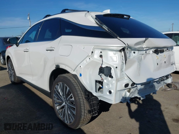 2024 Lexus RX with VIN JTJCHMAA6R2013967, listed as a IAAI auction lot 41677809 with 16,563 mi miles. Bid and sale history available at carsss.com. Image 3.