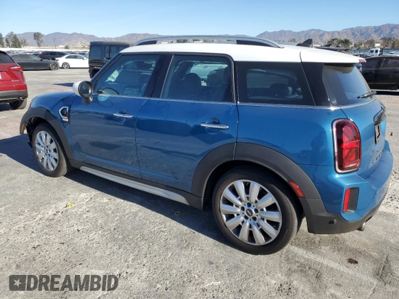 2022 MINI Countryman Cooper S with VIN WMZ53BR05N3N69329, listed as a Copart auction lot 41713105 with 44,764 mi miles and Salvage title. Bid and sale history available at DreamBid. Image 2.