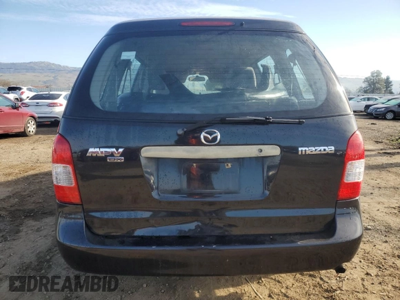 2000 Mazda MPV DX z VIN JM3LW28G9Y0156565, wystawiony jako Copart lot #45029025 z przebiegiem 75 927 mil mil oraz Szkoda całkowita • Salvage title. Historia ofert i sprzedaży dostępna na DreamBid. Obrazek 6.