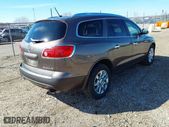 2012 Buick Enclave Leather with VIN 5GAKRCED6CJ389108, listed as a IAAI auction lot 41854814 with 211,473 mi miles and . Bid and sale history available at carsss.com. Image 4.
