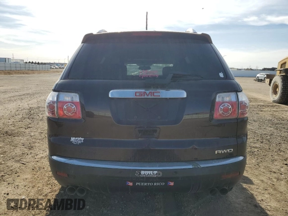 2008 GMC Acadia SLT2 with VIN 1GKEV33798J168618, listed as a Copart auction lot 47756725 with 128,452 mi miles and Salvage Title. Bid and sale history available at DreamBid. Image 6.
