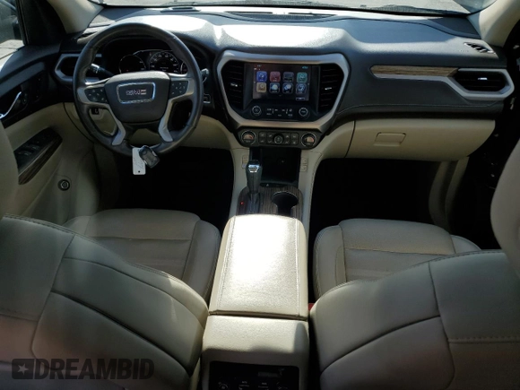2019 GMC Acadia Denali with VIN 1GKKNPLS0KZ253340, listed as a Copart auction lot 52581185 with 70,228 mi miles and Salvage Title. Bid and sale history available at carsss.com. Image 8.