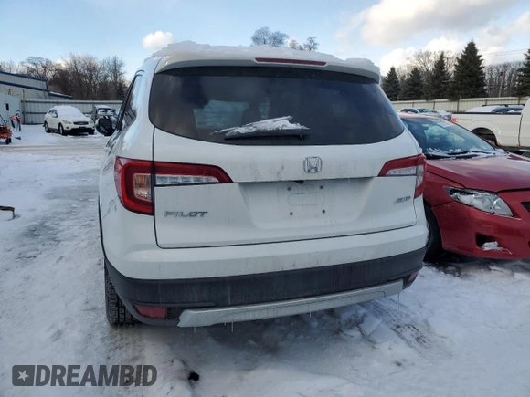 2022 Honda Pilot EX-L with VIN 5FNYF6H58NB082766, listed as a Copart auction lot 45768275 with 40,713 mi miles and Salvage Title. Bid and sale history available at carsss.com. Image 6.