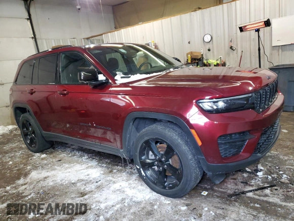 2023 Jeep Grand Cherokee Laredo with VIN 1C4RJGAGXPC647782, listed as a Copart auction lot 45349005 with 36,268 mi miles and Clean title. Bid and sale history available at DreamBid. Image 4.