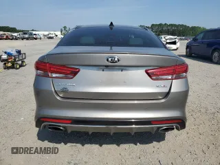 2016 Kia Optima SXL Turbo with VIN 5XXGV4L22GG066837, listed as a Copart auction lot 60989355 with 100,926 mi miles and Salvage title. Bid and sale history available at DreamBid. Image 6.