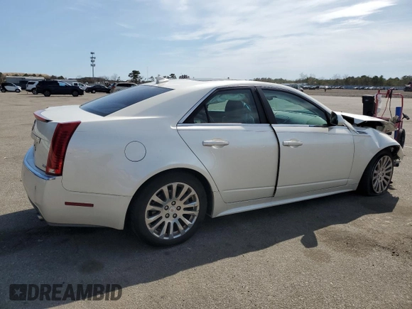 2010 Cadillac CTS Premium with VIN 1G6DS5EV2A0137314, listed as a Copart auction lot 53671965 with Not provided miles and Salvage title. Bid and sale history available at DreamBid. Image 3.