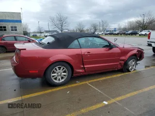 2007 Ford Mustang Deluxe with VIN 1ZVFT84N275353646, listed as a Copart auction lot 51713595 with 189,090 mi miles and Salvage Title. Bid and sale history available at carsss.com. Image 3.