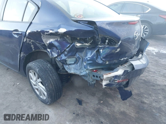 2012 Mazda 3 i Touring with VIN JM1BL1V75C1596510, listed as a IAAI auction lot 41341945 with 103,621 mi miles and . Bid and sale history available at DreamBid. Image 6.