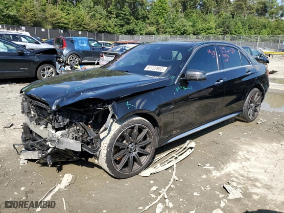 2015 Mercedes-Benz E-Class E 63 AMG S-Model with VIN WDDHF7GB8FB111626, listed as a Copart auction lot 61722953 with 70,067 mi miles. Bid and sale history available at carsss.com. Image 1.