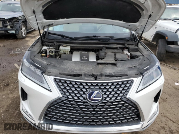 2021 Lexus RX 450h with VIN 2T2JGMDA3MC068830, listed as a Copart auction lot 47797125 with 81,622 mi miles and Non repairable. Bid and sale history available at DreamBid. Image 13.