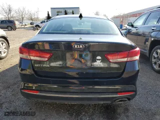 2018 Kia Optima LX with VIN 5XXGT4L35JG183222, listed as a Copart auction lot 51459525 with 125,344 mi miles and Salvage Title. Bid and sale history available at carsss.com. Image 6.