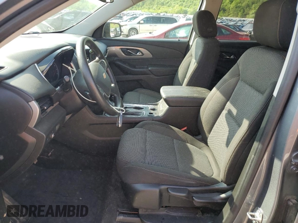2020 Chevrolet Traverse LS with VIN 1GNEVFKW4LJ315658, listed as a Copart auction lot 55721495 with 80,808 mi miles and Salvage title. Bid and sale history available at DreamBid. Image 7.