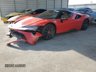 2022 Ferrari SF90 z VIN ZFF96NMA3N0285677, wystawiony jako Copart lot #42336505 z przebiegiem 1234 mil mil oraz Szkody całkowita. Historia ofert i sprzedaży dostępna na DreamBid. Obrazek 1.