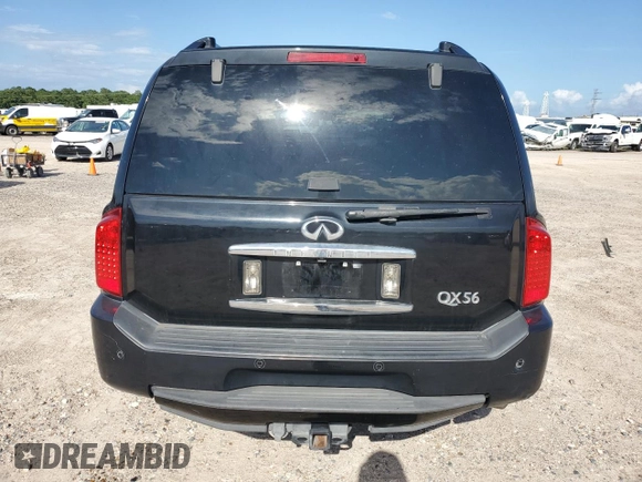 2007 Infiniti QX56 with VIN 5N3AA08A07N803017, listed as a Copart auction lot 60025774 with 237,136 mi miles and Salvage Title. Bid and sale history available at carsss.com. Image 6.