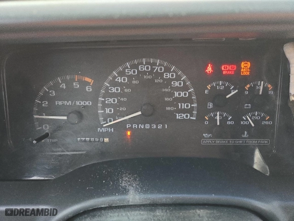 2000 GMC Denali with VIN 1GKEK13R4YR150964, listed as a Copart auction lot 80484214 with 176,859 mi miles and Salvage Title. Bid and sale history available at carsss.com. Image 9.