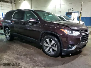 2020 Chevrolet Traverse LT Leather with VIN 1GNEVHKW3LJ109498, listed as a Copart auction lot 83551664 with 90,027 mi miles and Non Repairable. Bid and sale history available at carsss.com. Image 4.