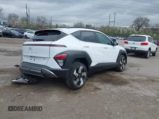 2025 Hyundai Kona Limited with VIN KM8HECA39SU243005, listed as a IAAI auction lot 41908621 with 525 mi miles and . Bid and sale history available at DreamBid. Image 4.