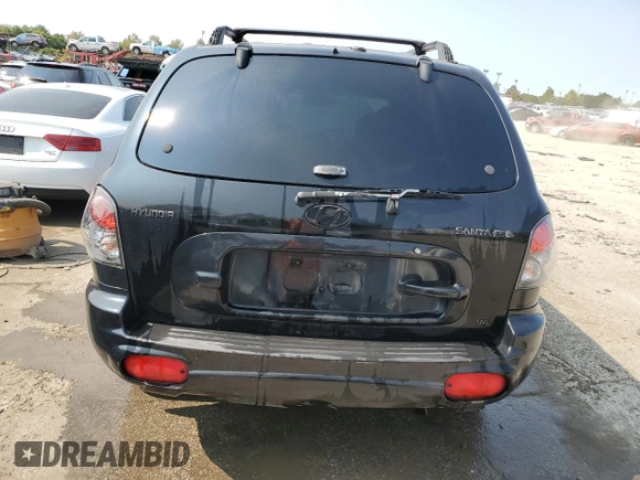 2003 Hyundai Santa Fe GLS with VIN KM8SC13D63U360869, listed as a Copart auction lot 70447874 with 206,488 mi miles and Salvage Title. Bid and sale history available at carsss.com. Image 6.
