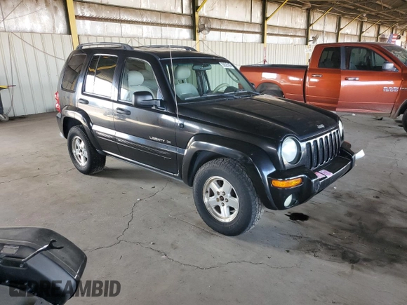 2003 Jeep Liberty Limited with VIN 1J4GL58K23W500830, listed as a Copart auction lot 55525165 with 114,005 mi miles and Salvage title. Bid and sale history available at DreamBid. Image 4.