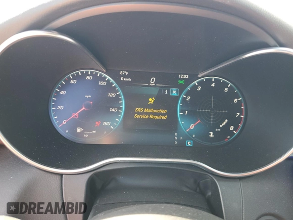 2021 Mercedes-Benz C 300 with VIN W1KWK8DB7MG049195, listed as a Copart auction lot 50562495 with Not Provided miles and Non Repairable. Bid and sale history available at DreamBid. Image 9.
