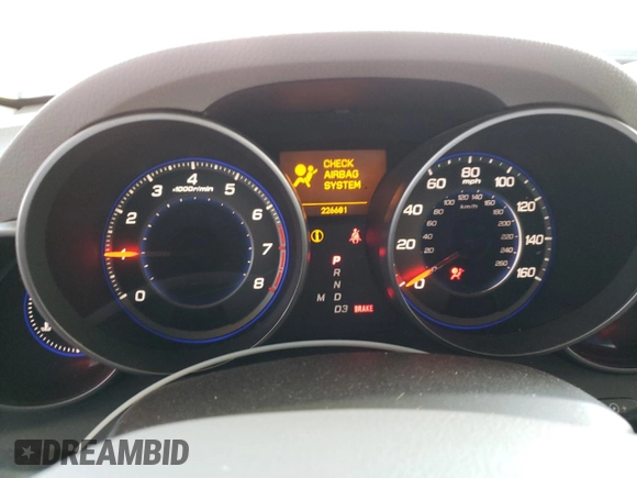 2009 Acura MDX Tech Pkg with VIN 2HNYD28619H528385, listed as a Copart auction lot 53829795 with 226,681 mi miles and Salvage Title. Bid and sale history available at carsss.com. Image 9.