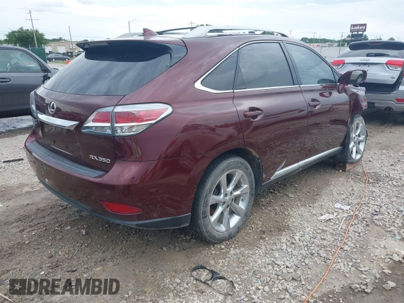 2015 Lexus RX 350 with VIN 2T2ZK1BA8FC152261, listed as a IAAI auction lot 42361198 with 88,894 mi miles and . Bid and sale history available at DreamBid. Image 4.