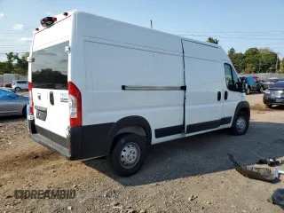 2023 Ram ProMaster Cargo with VIN 3C6LRVDG8PE565077, listed as a Copart auction lot 71310694 with Not Provided miles and Salvage Title. Bid and sale history available at carsss.com. Image 3.