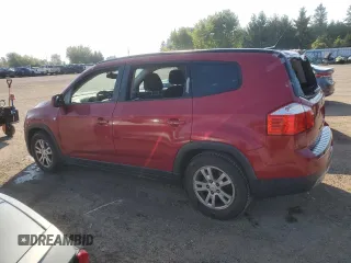 2012 Chevrolet Orlando 1LT z VIN KL77P2EMXCK614979, wystawiony jako Copart lot #70815394 z przebiegiem 187 640 mil mil oraz Tytuł czysty. Historia ofert i sprzedaży dostępna na DreamBid. Obrazek 2.