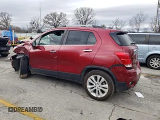 2018 Chevrolet Trax Premier with VIN 3GNCJRSB0JL398058, listed as a Copart auction lot 85088414 with 53,001 mi miles and Salvage Title. Bid and sale history available at carsss.com. Image 2.