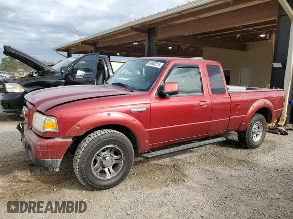 2010 Ford Ranger XLT with VIN 1FTKR4EE2APA43211, listed as a Copart auction lot 49880215 with 202,255 mi miles and Salvage Title. Bid and sale history available at carsss.com. Image 1.