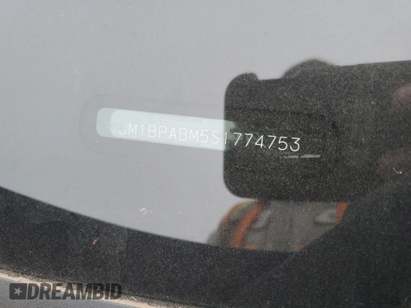 2025 Mazda 3 S Select Sport with VIN JM1BPABM5S1774753, listed as a Copart auction lot 51678285 with 1,971 mi miles and Salvage Title. Bid and sale history available at DreamBid. Image 13.