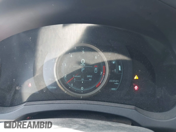2014 Lexus IS 250 with VIN JTHBF1D27E5021235, listed as a IAAI auction lot 42047503 with 223,521 mi miles and . Bid and sale history available at DreamBid. Image 15.