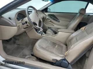 2004 Ford Mustang Deluxe z VIN 1FAFP44454F123067, wystawiony jako Copart lot #86784474 z przebiegiem 161 541 mil mil oraz Szkoda całkowita • Salvage title. Historia ofert i sprzedaży dostępna na DreamBid. Obrazek 7.