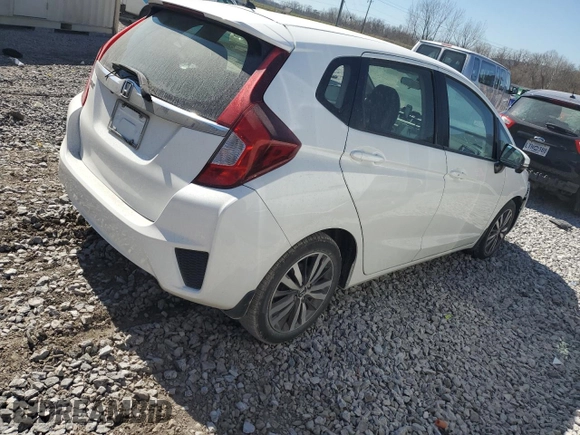 2017 Honda Fit EX-L with VIN JHMGK5H86HS012300, listed as a Copart auction lot 46422195 with 77,741 mi miles and Salvage title. Bid and sale history available at DreamBid. Image 3.