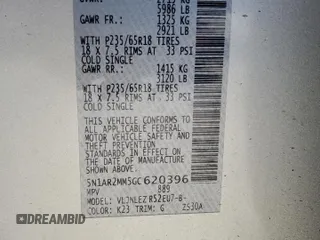 2016 Nissan Pathfinder SL z VIN 5N1AR2MM5GC620396, wystawiony jako Copart lot #49358305 z przebiegiem 115 825 mil mil oraz Szkoda całkowita • Salvage title. Historia ofert i sprzedaży dostępna na DreamBid. Obrazek 14.