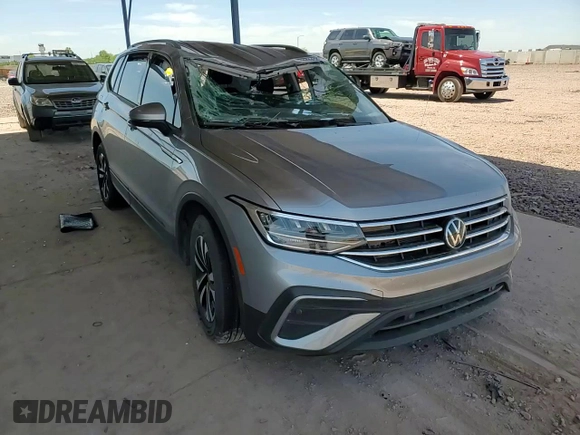 2024 Volkswagen Tiguan S with VIN 3VVRB7AX2RM116026, listed as a Copart auction lot 59060825 with 11,828 mi miles and Salvage title. Bid and sale history available at DreamBid. Image 14.