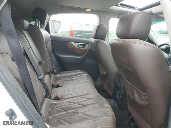 2015 Infiniti QX70 with VIN JN8CS1MW6FM480790, listed as a Copart auction lot 70639533 with 73,040 mi miles. Bid and sale history available at carsss.com. Image 11.