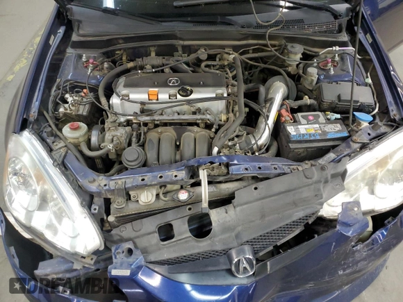 2002 Acura RSX Manual with VIN JH4DC53862C039120, listed as a Copart auction lot 71610304 with 240,505 mi miles and Salvage title. Bid and sale history available at DreamBid. Image 11.