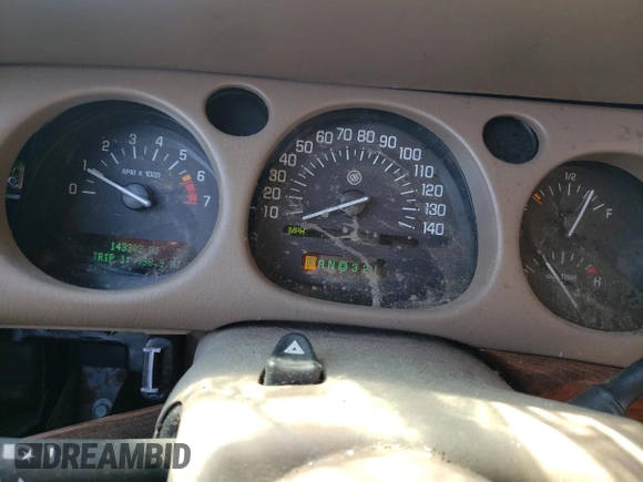 2005 Buick LeSabre Custom with VIN 1G4HP52K25U252340, listed as a Copart auction lot 54710235 with 143,382 mi miles and Salvage Title. Bid and sale history available at carsss.com. Image 9.
