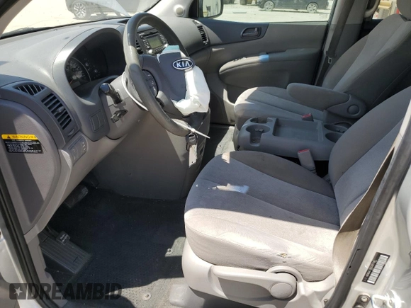 2012 Kia Sedona LX with VIN KNDMG4C74C6485709, listed as a Copart auction lot 67355154 with 196,052 mi miles and Salvage Title. Bid and sale history available at carsss.com. Image 7.