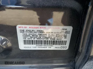 2010 Mitsubishi Lancer Evolution SE with VIN JA32W6FV8AU033981, listed as a Copart auction lot 87676155 with 150,901 mi miles and Salvage Title. Bid and sale history available at carsss.com. Image 14.